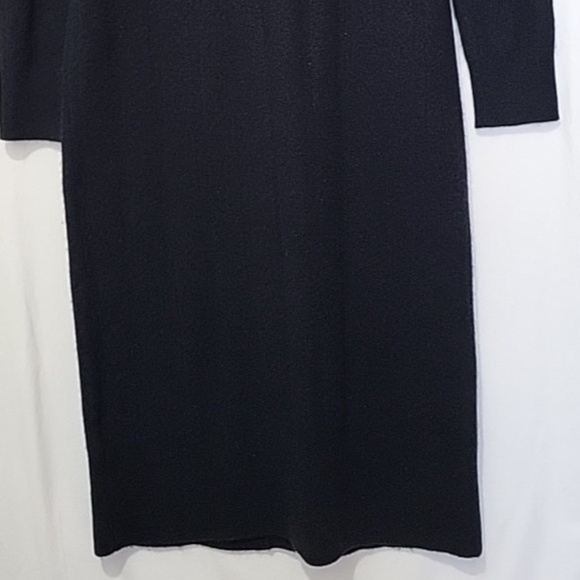 Unworn Club Monaco Black Cashmere Button Front Long Cardigan - Picture 8 of 11